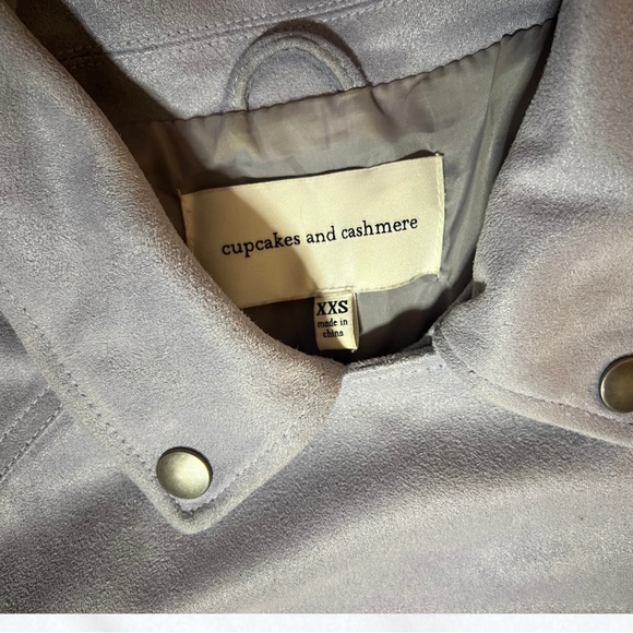 cupcakes & cashmere Light Purple Leather Jacket - Picture 5 of 6